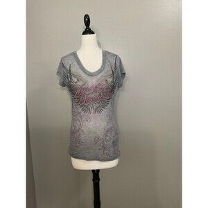 Women's Size Medium Harley Davidson Grey T-Shirt